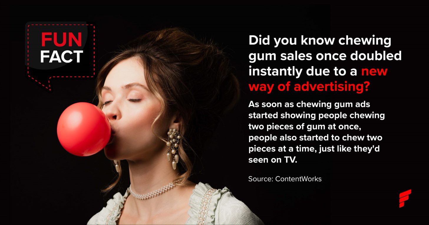 Fun fact chewing gum