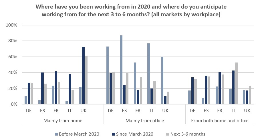 Where have you been working from this year?